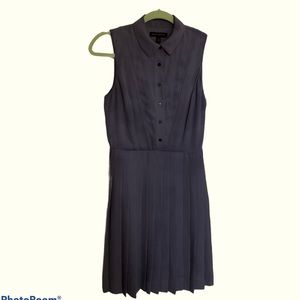 Banana Republic Sleeveless Pleated Sheer Dress